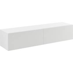 [en.casa] Mueble TV De Evaton Aglomerado 140 x 33 x 30 cm Estantería de Pared